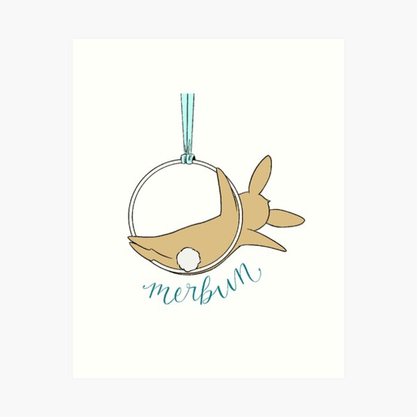 Item preview, lyra bunny - merbun (mermaid) designed and sold by emmalinghwei.
