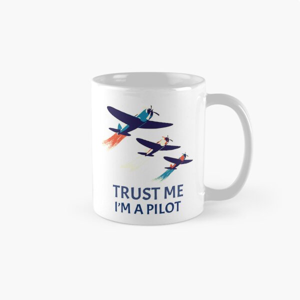 Item preview, "Trust Me, I'm a Pilot – Aviation Expert, Flight Captain, Top Gun Tee" Airplane pilot T-shirt designed and sold by Kaehaniz.