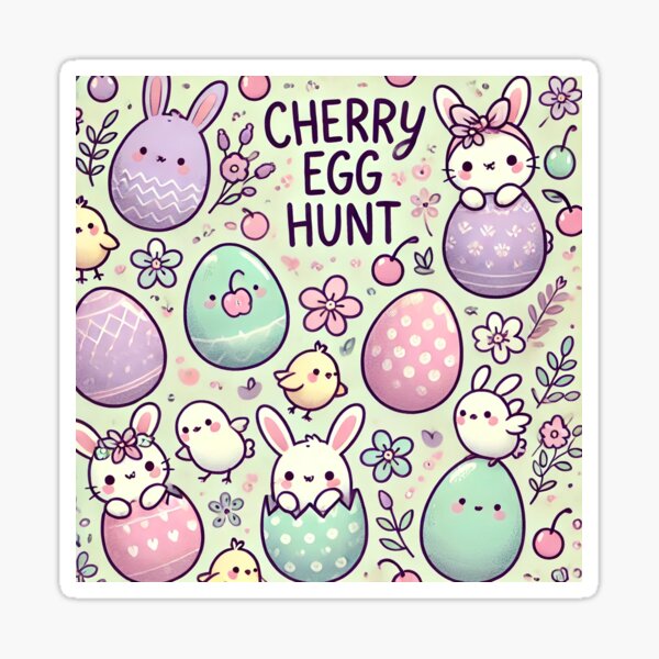 Item preview, "Cherry Egg Hunt" ??? designed and sold by sweet-cherry-.