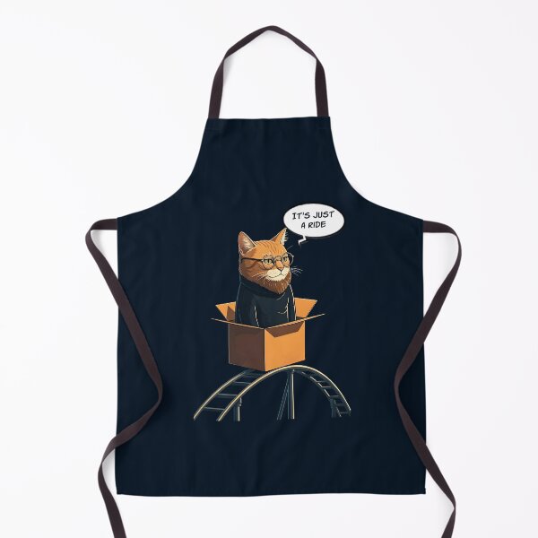 Item preview, It's Just a Ride: Bill Hicks as a cat in a cardboard box on a rollercoaster T-Shirt designed and sold by Dollycat Industries.
