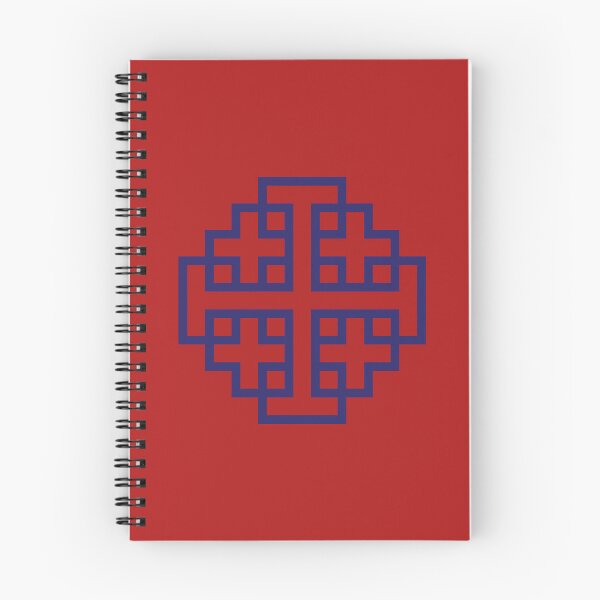 Item preview, Jerusalem Cross - Red and Blue designed and sold by joshcartoonguy.