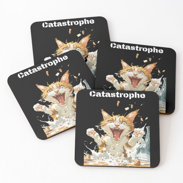 Item preview, Catastrophe Cat – Playful Feline Chaos for Cat Lovers designed and sold by anettfaye.