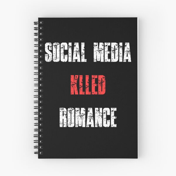 Item preview, Social media killed romance designed and sold by VestimentaVide.
