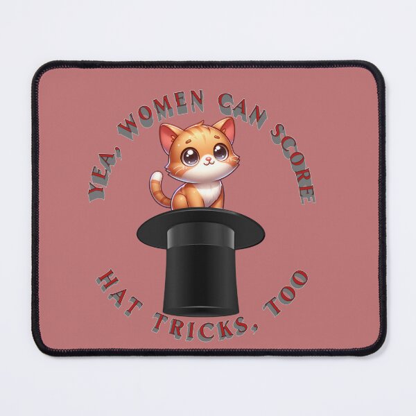 Item preview, Yea, Women Can Score Hat Tricks Too t shirt for female dart players designed and sold by Snarkers Promotions .