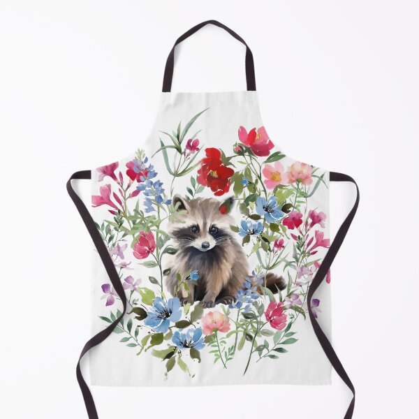 Item preview, Raccoon , flowers , wild , glamorous ,midnight ,animals ,deer ,dark ,valentines , romance ,dreams , floral ,rabbit ,baby ,elegant ,blooms ,wallpaper ,rose designed and sold by letsgow8th.