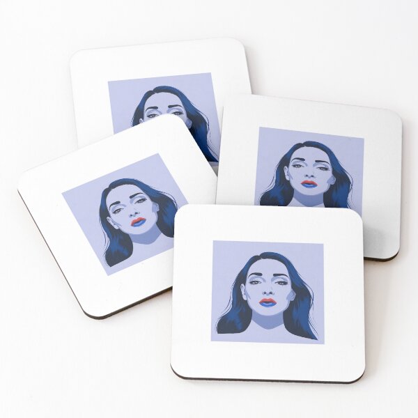 Item preview, Geometric Vision: Triangular Eyes, Red Cheeks, Blue Lips designed and sold by Thijsje.
