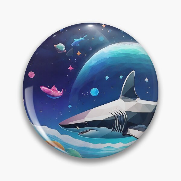 Item preview, Great Space Shark designed and sold by Niko Pantele.