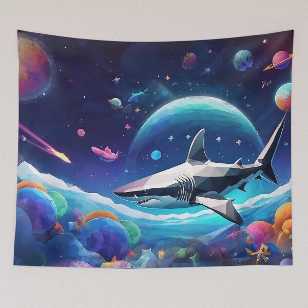 Item preview, Great Space Shark designed and sold by Niko Pantele.