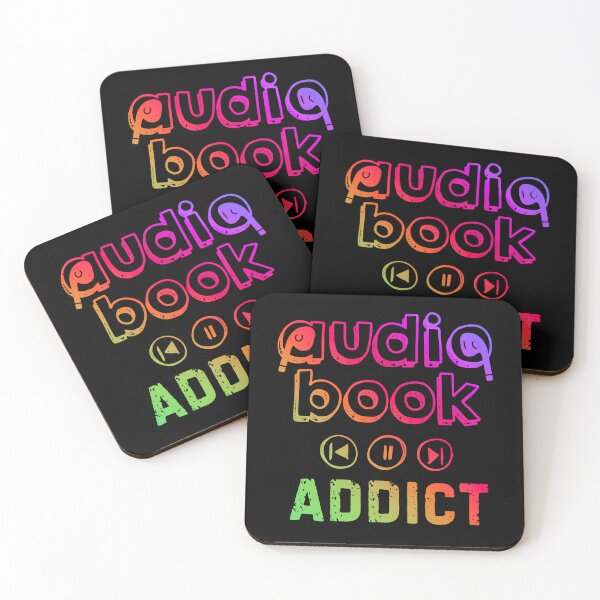 Item preview, Audiobook addict  rainbow colors designed and sold by FatBirdie.