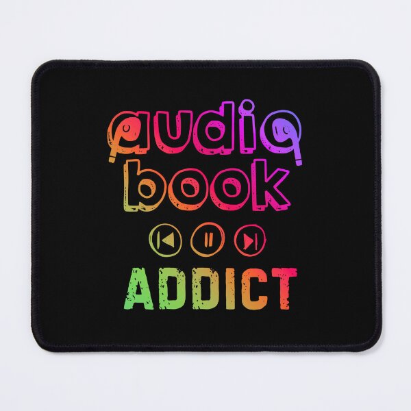 Item preview, Audiobook addict  rainbow colors designed and sold by FatBirdie.