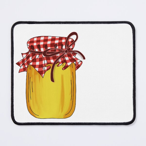 Item preview, Honey Jar with Gingham Cloth designed and sold by t3ddytrav3ls.