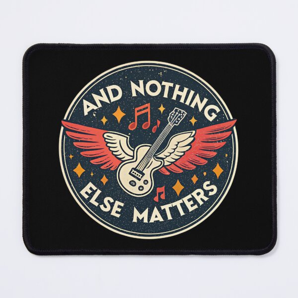 Item preview, Guitar sticker "And Nothing else matters" designed and sold by ADcreate3D.