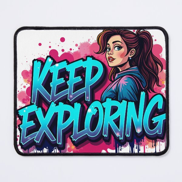 Item preview, Keep Exploring Graffiti Adventure designed and sold by AhaPrint.