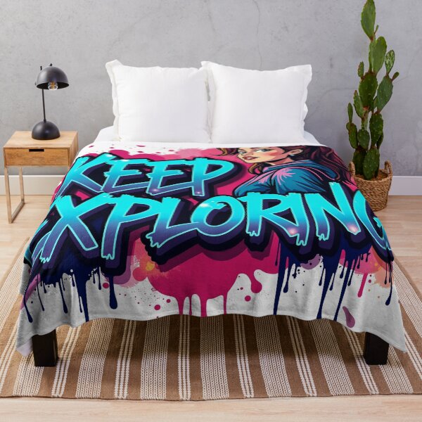 Item preview, Keep Exploring Graffiti Adventure designed and sold by AhaPrint.