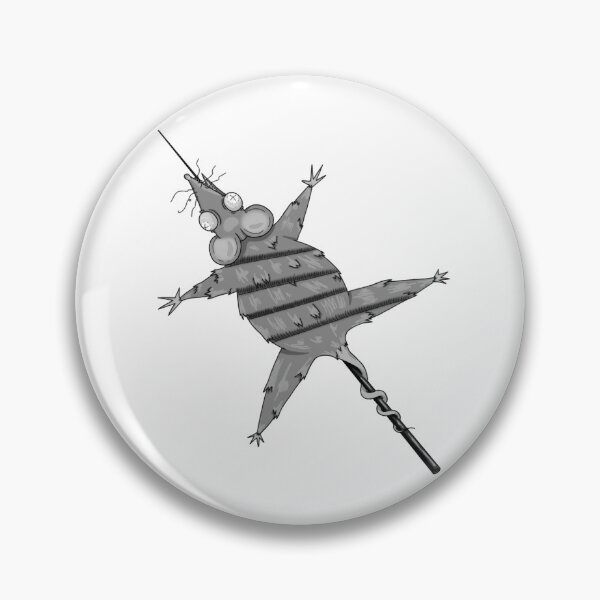 Item preview, Rat Skewer (Greyscale) designed and sold by Robin-The-Moth's room full of lamps.