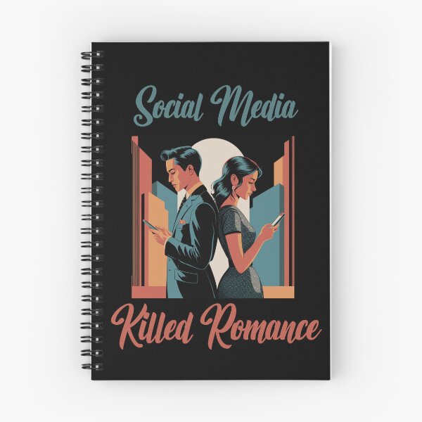 Item preview, Social media killed romance designed and sold by VestimentaVide.