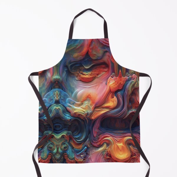Item preview, Surreal Fluid Faces in Vibrant Swirling Colors designed and sold by Nicholas Panek.