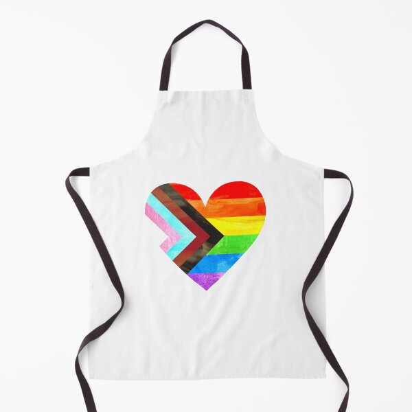 Item preview, Progress Pride Flag Heart | Watercolor Progress Pride Flag | Pride Heart designed and sold by Colorcore.