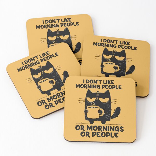 Item preview, I don't like mornings grumpy cat designed and sold by emjell studio.