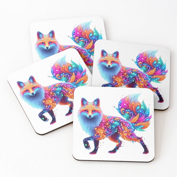 Item preview, Radiant Spirit Fox – A Glowing Fantasy designed and sold by GloriousArtSKD.
