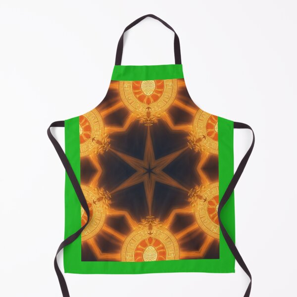 Item preview,  Golden Kaleidoscope Pattern in Illuminated Symmetry designed and sold by KilianSzmid.
