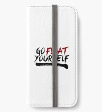 Geh schwimm dich selbst iPhone Flip-Case/Hülle/Klebefolie
