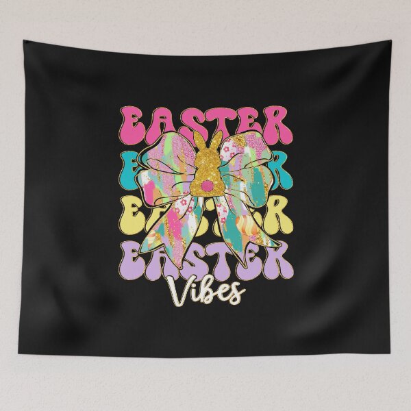 Item preview, Easter vibes Coquette Bow Bunny Tie Dye easter day Girls Women designed and sold by TalalosART.