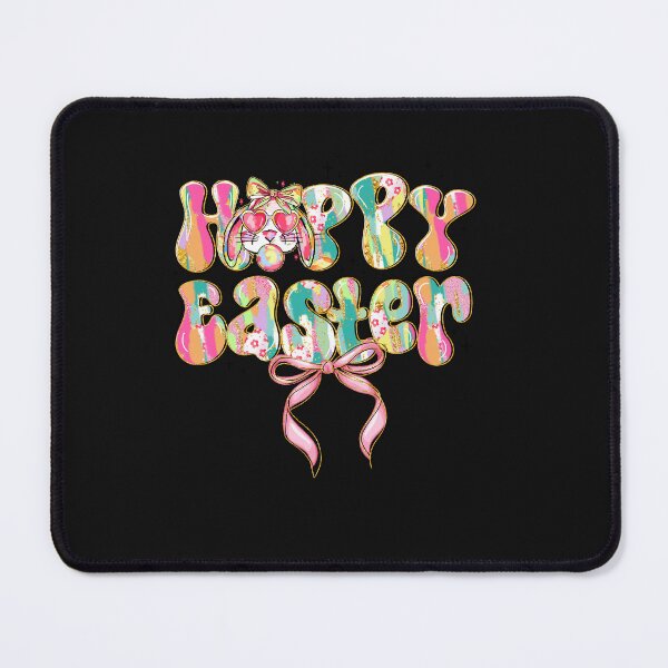 Item preview, Happy Easter Bunny Coquette Bow Brushstroke Easter Girl Kids designed and sold by TalalosART.