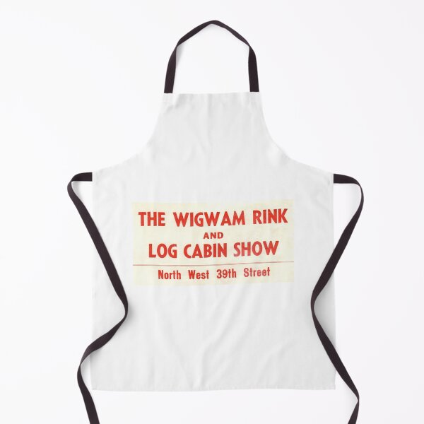 Item preview, The Wigwam Rink & Log Cabin Show Oklahoma City Oklahoma Roller Skating Rink Sticker Decal Label designed and sold by tislord.