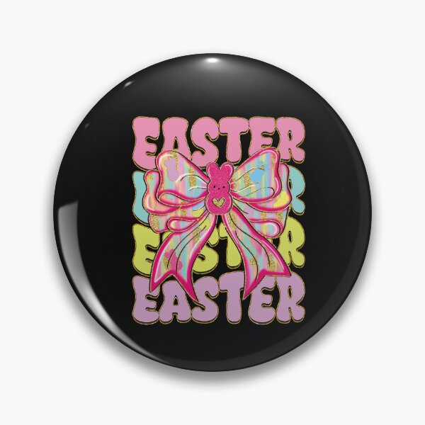 Item preview, Happy Easter Day Coquette Bow Bunny Tie Dye Girls Women designed and sold by TalalosART.
