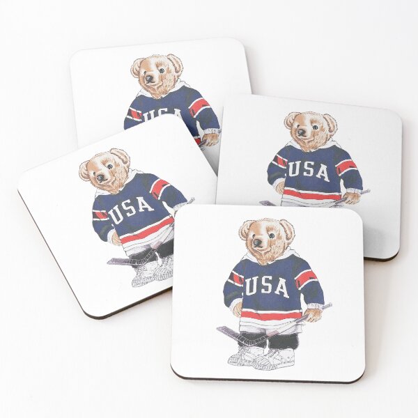 Item preview, USA Hockey Bear designed and sold by BermanDesigns.