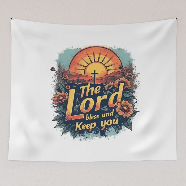 Item preview, The Lord Bless and Keep You designed and sold by Faithloveshop.