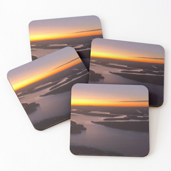 Item preview, Inlets southwest Puget Sound Sunset designed and sold by flyscenicair.