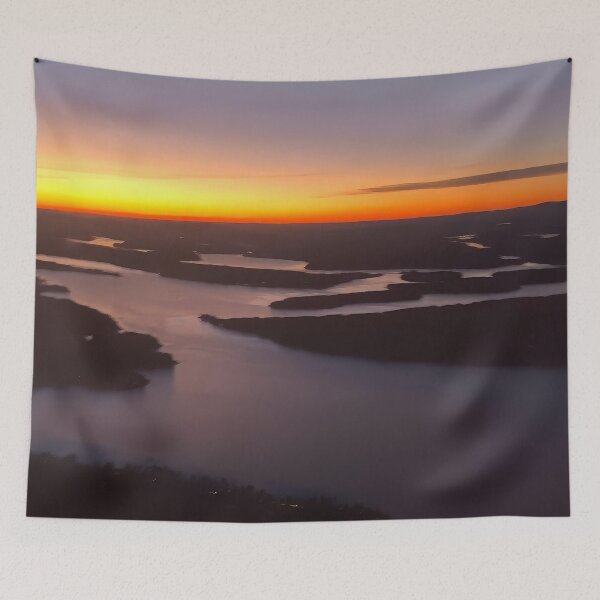 Item preview, Inlets southwest Puget Sound Sunset designed and sold by flyscenicair.