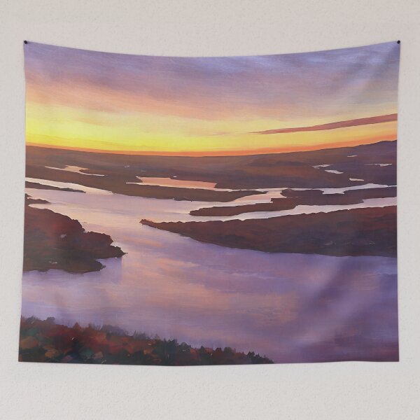 Item preview, Inlets southwest Puget Sound Sunset (Impressionist) designed and sold by flyscenicair.