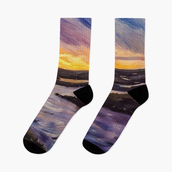 Item preview, Inlets southwest Puget Sound Sunset (Pastel) designed and sold by flyscenicair.