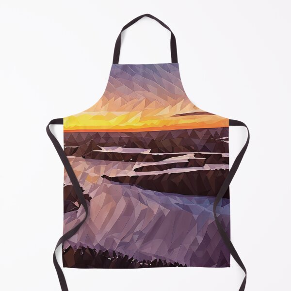 Item preview, Inlets southwest Puget Sound Sunset (Poly Art) designed and sold by flyscenicair.