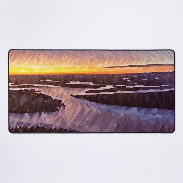 Item preview, Inlets southwest Puget Sound Sunset (Poly Art) designed and sold by flyscenicair.
