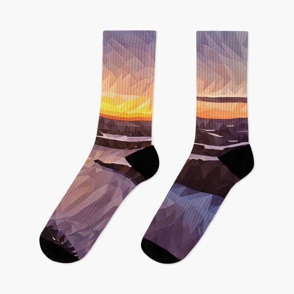 Item preview, Inlets southwest Puget Sound Sunset (Poly Art) designed and sold by flyscenicair.