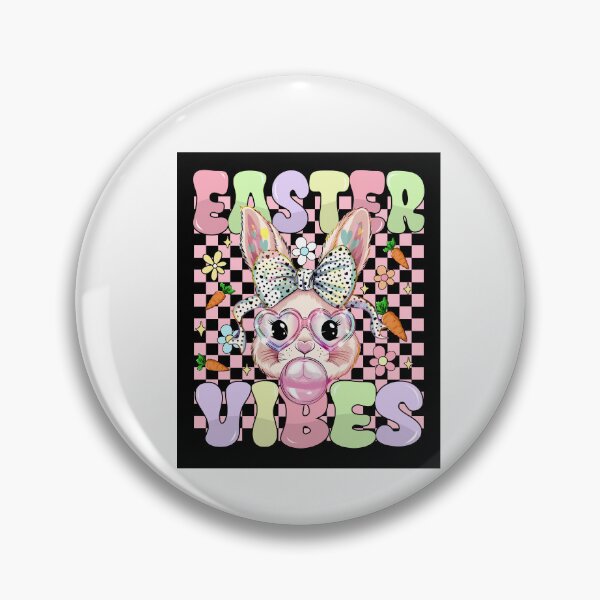 Item preview, Retro Groovy Easter Vibes Bunny Eggs Rabbit Women Girls Kids  designed and sold by TalalosART.