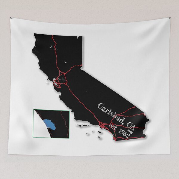 Item preview, Carlsbad, CA designed and sold by PhilbonianDezin.