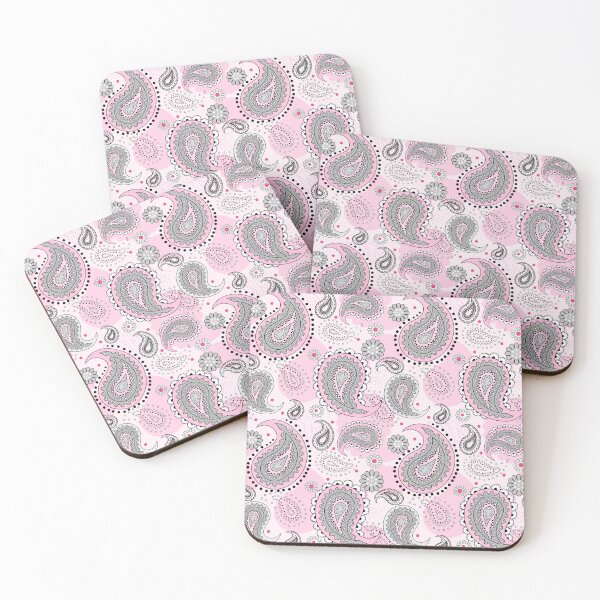 Item preview, Ethnic traditional tribal paisley pattern delicate pink designed and sold by fuzzyfox.