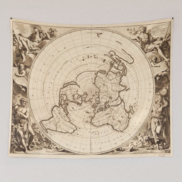 Item preview, World Map circa 1713 (Planisphere terrestre) designed and sold by allhistory.