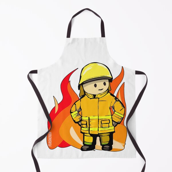 Artikelvorschau, Ländlicher Feuerwehrmann männlich - ganz gelb entworfen und verkauft von Flashover.