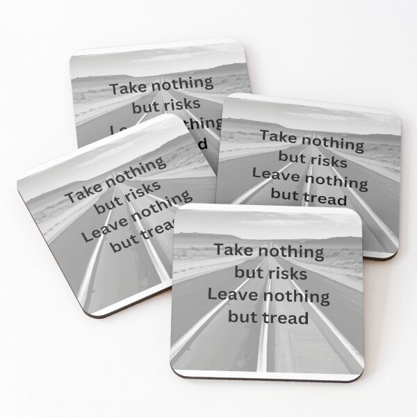 Item preview, Leave nothing but tread, take nothing but risks designed and sold by ZestyThreads.