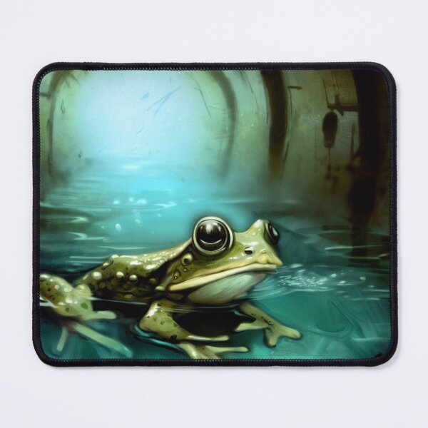 Item preview, frog sitting in water designed and sold by west90.
