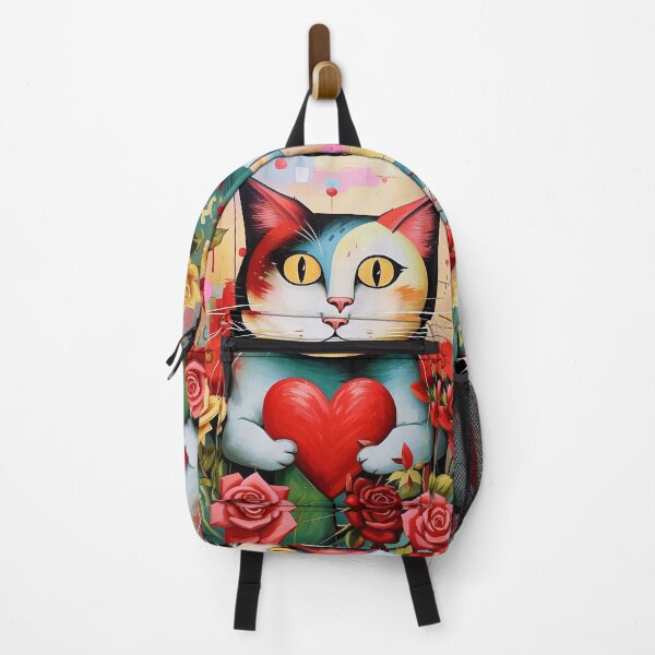 Item preview, A cat in love with a heart. designed and sold by Natalia-Vlad.