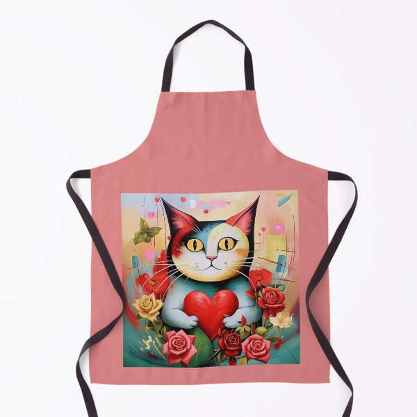 Item preview, A cat in love with a heart. designed and sold by Natalia-Vlad.