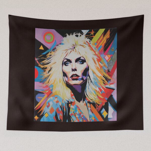 Item preview,  "Psychedelic Queen: Debbie Harry's Rebel Aura" designed and sold by Artisticanvas.