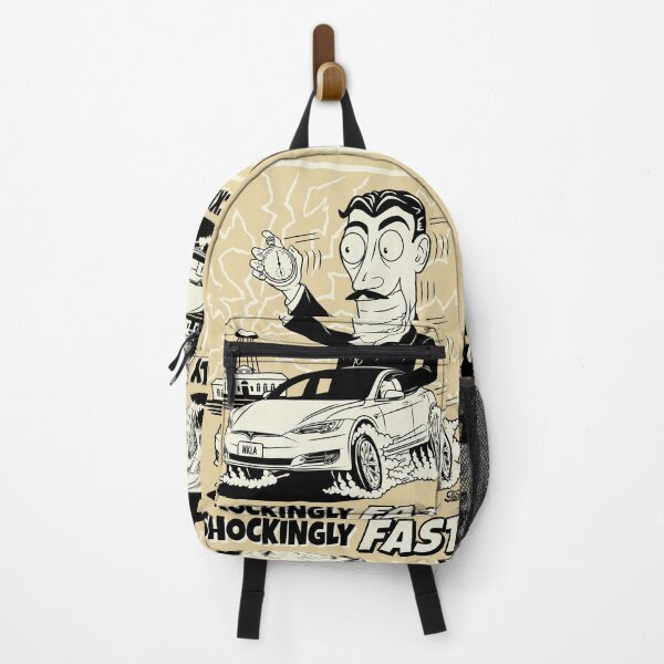 Item preview, Shockingly Fast (Tesla Driving a Tesla) 2017-2020 2nd generation designed and sold by Automotive Art by Greg.